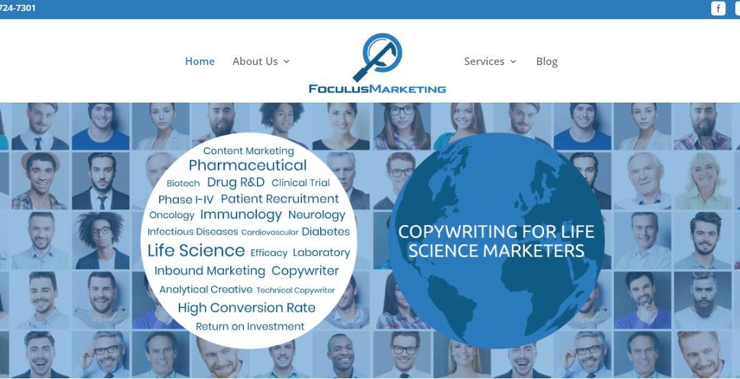 Image of Foculus Marketing Home Page